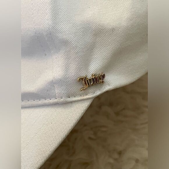 Juicy Couture Smiley Trucker Hat Cap Rhinestones 2000s - Picture 4 of 7
